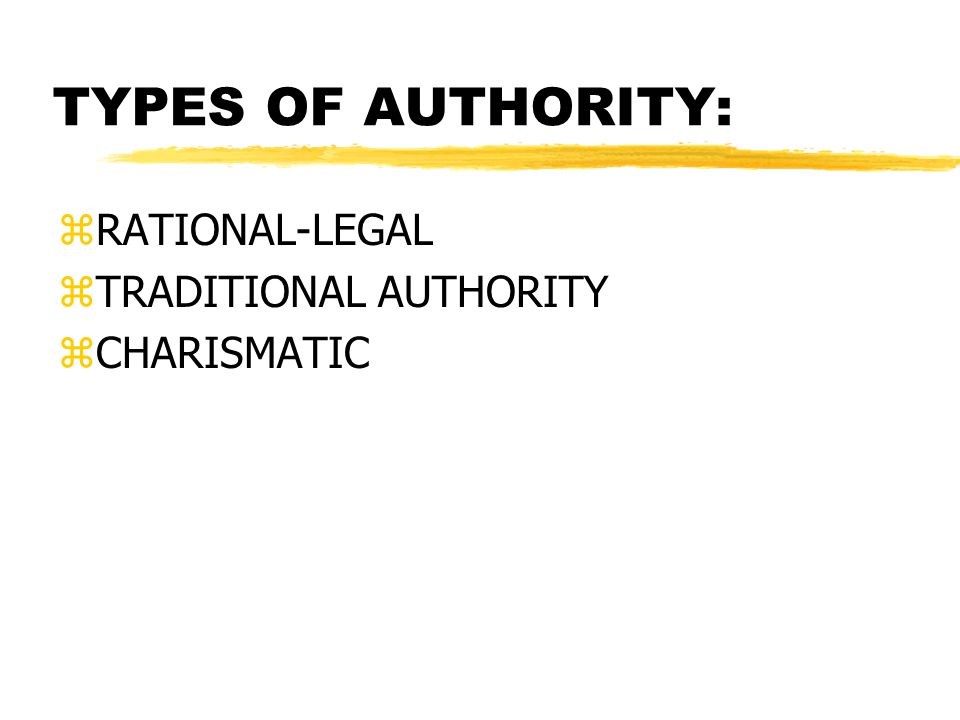 Rational-legal authority